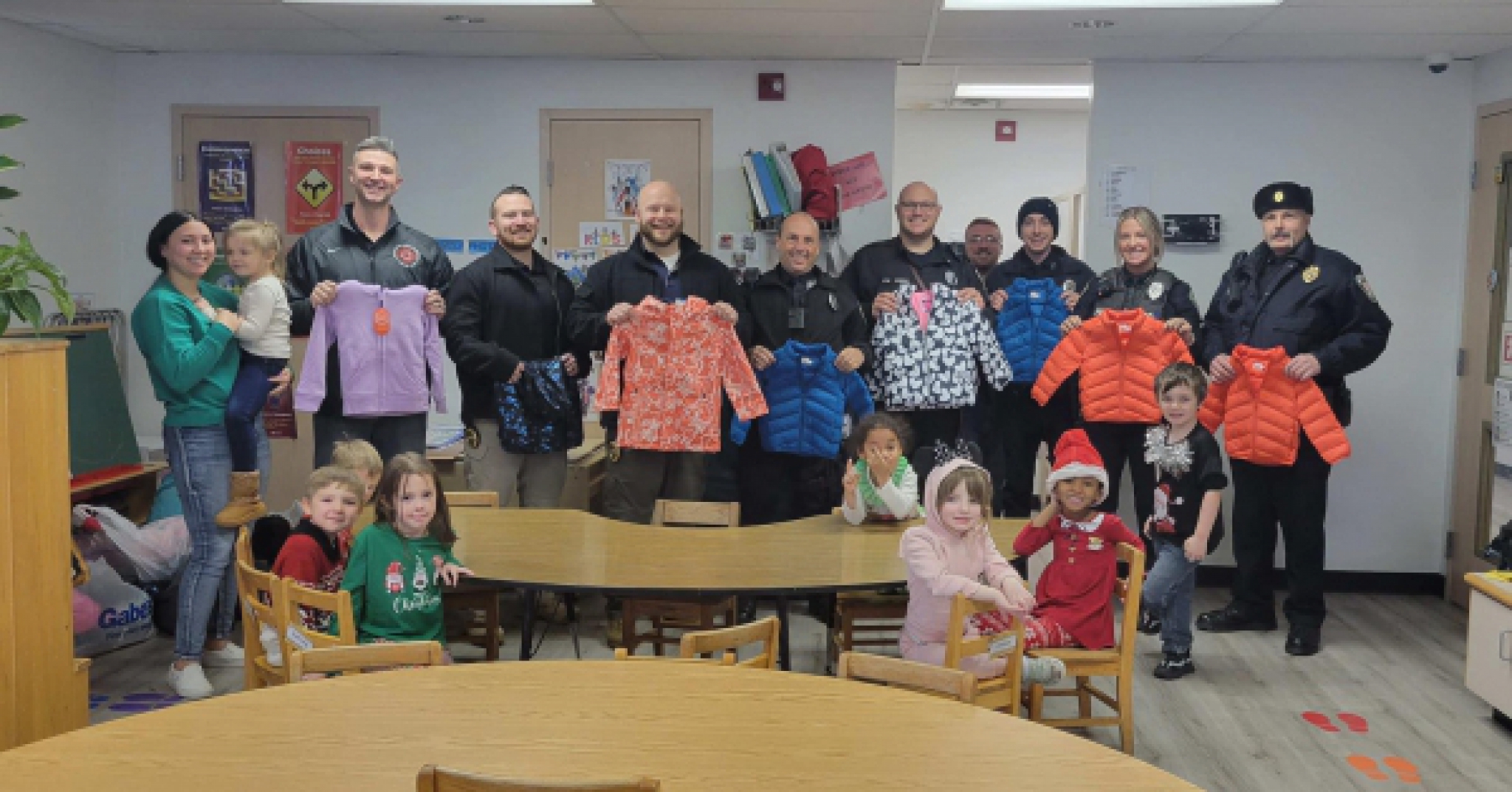 Thank you Weirton FOP & Firefighters for donating 26 winter coats